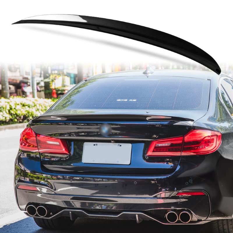 Car Craft M5 Spoiler Trunk Spoiler Compatible with BMW 5 Series G30 2017-2021 M5 Spoiler Trunk Spoiler Carbon Fiber Look