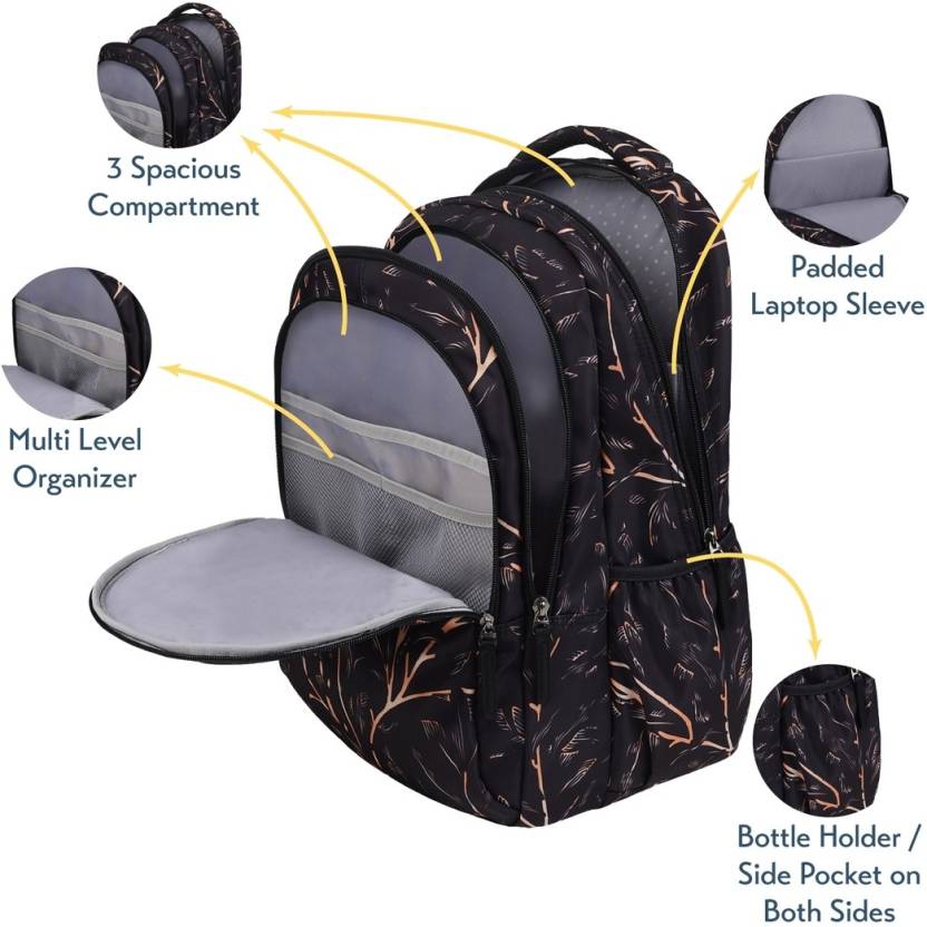 Large 36 L Laptop Backpack Glitter Backpack -123